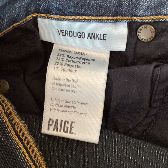 Paige Verdugo Ankle Jeans 26 - Picture 9 of 12